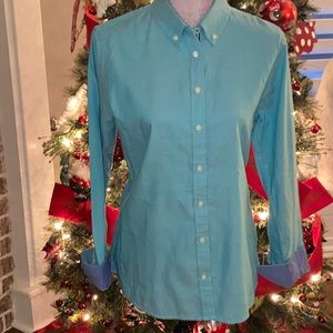 Banana Republic Womens Long Sleeve Oxford Shirt